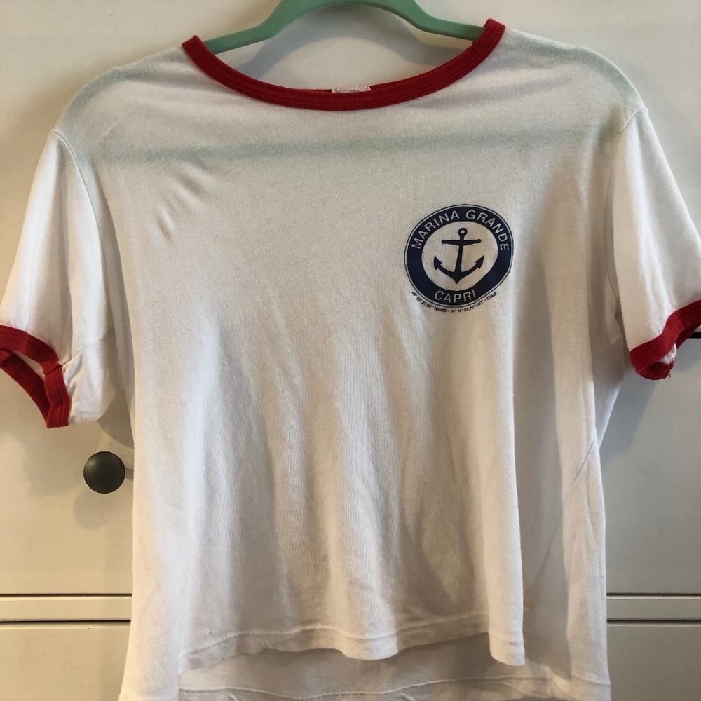 Red Trim T Shirt